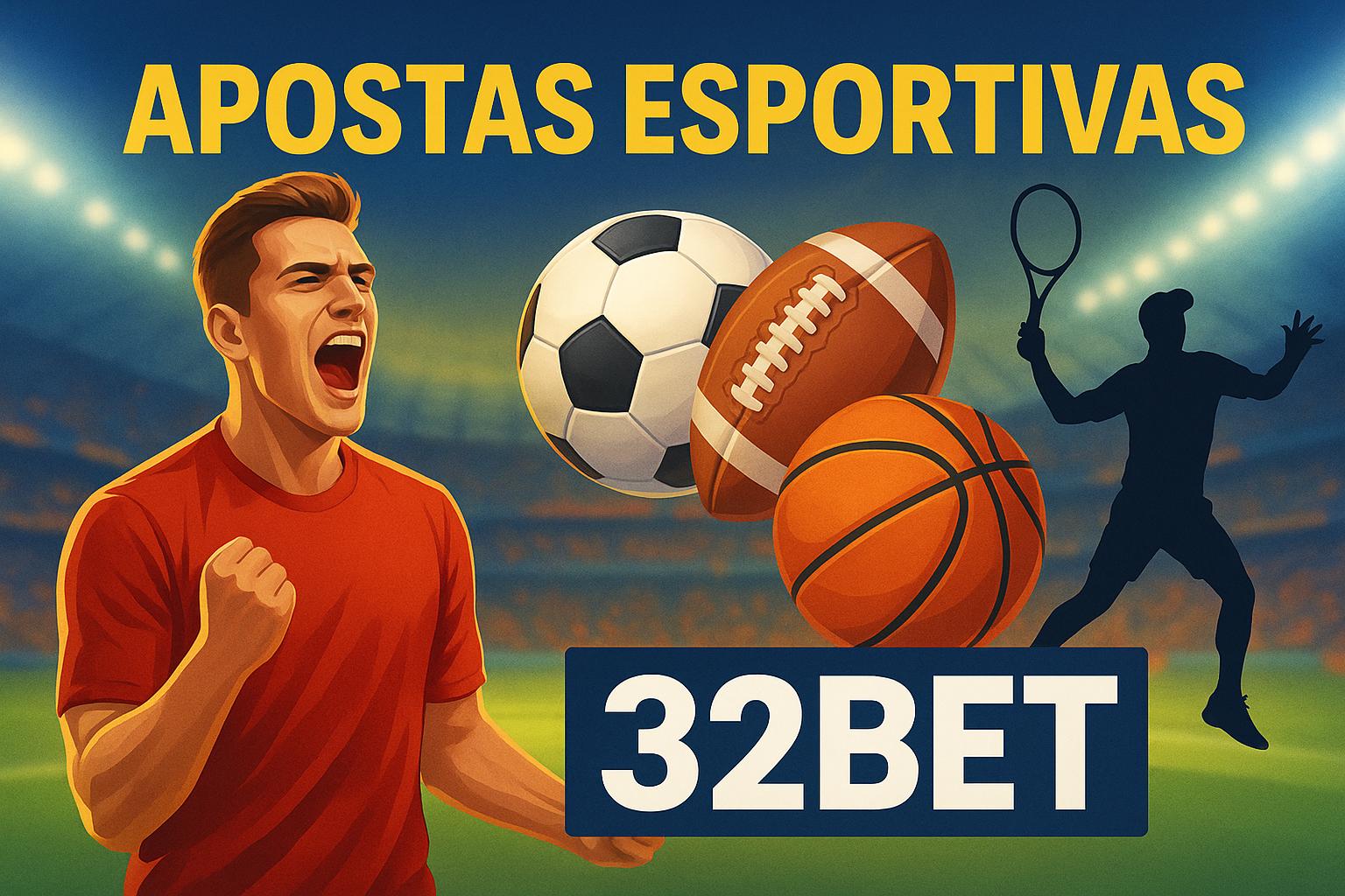 Apostas esportivas no cassino online 32BET