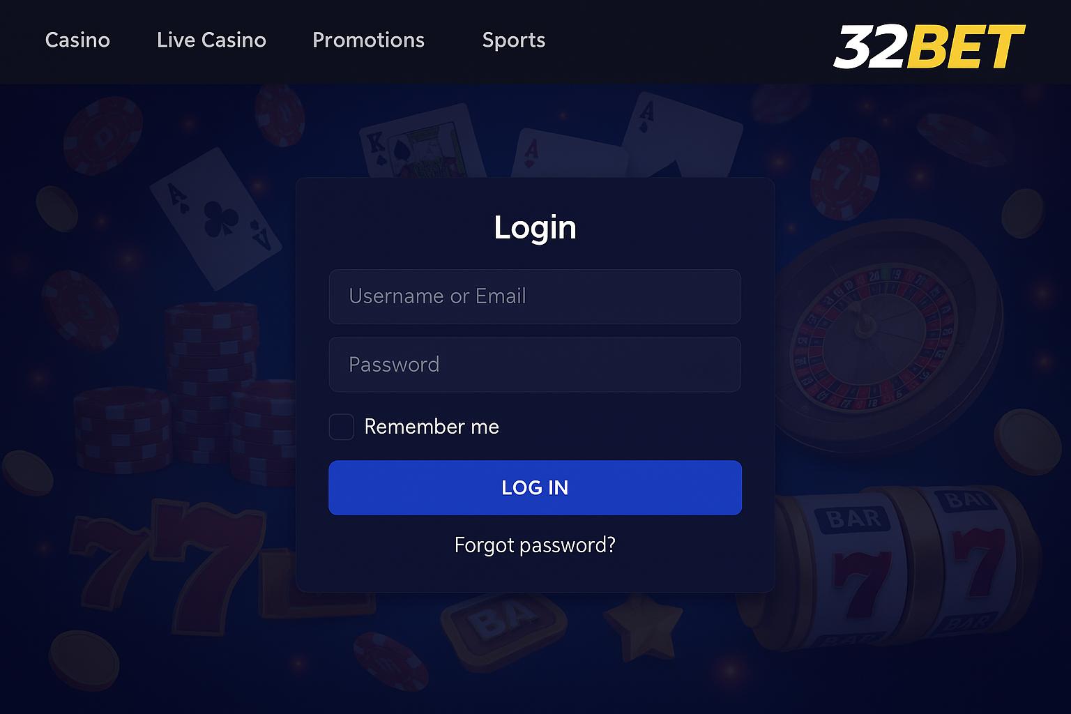 Registro na 32BET Garante Acesso a uma Vasta Seleção de jogo