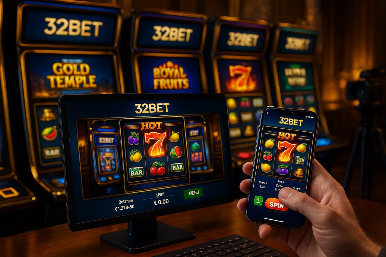 Explore o mundo das slot machines no 32BET Casino